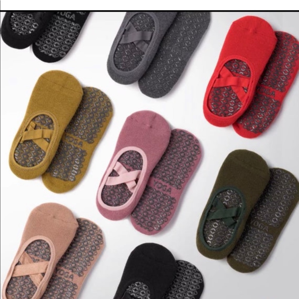 Three pairs for $25! Yoga Grip Socks